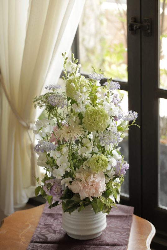 column shaped arrangement