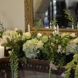 mantle floral decoration