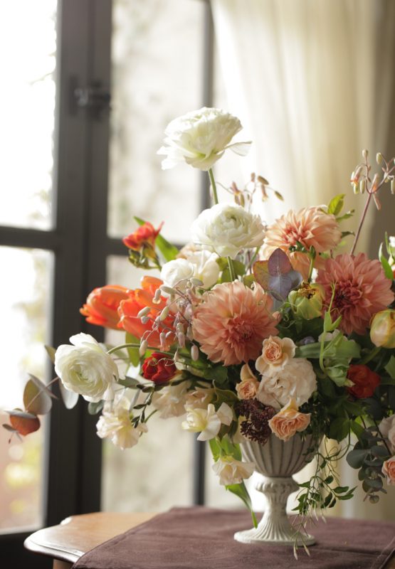 still life flowers in a vase