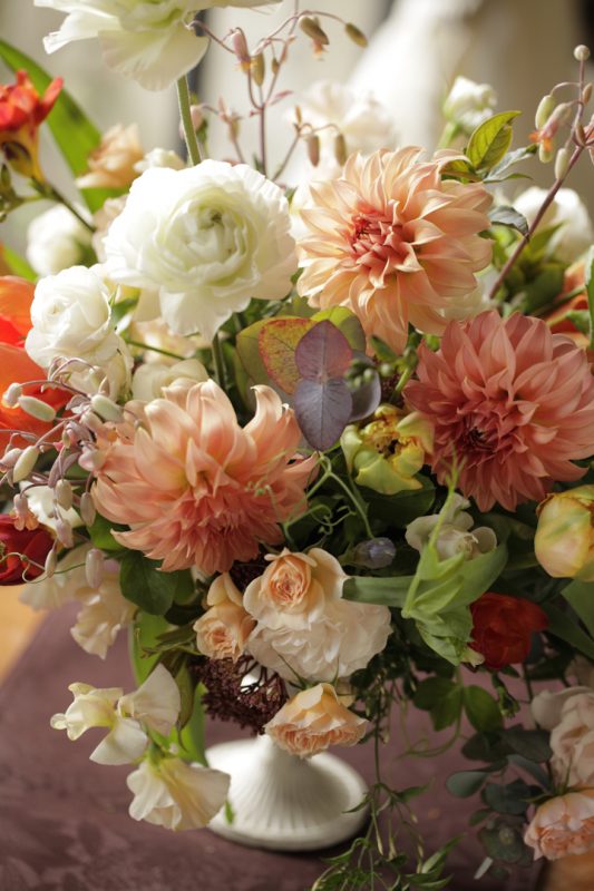 still life flowers in a vase