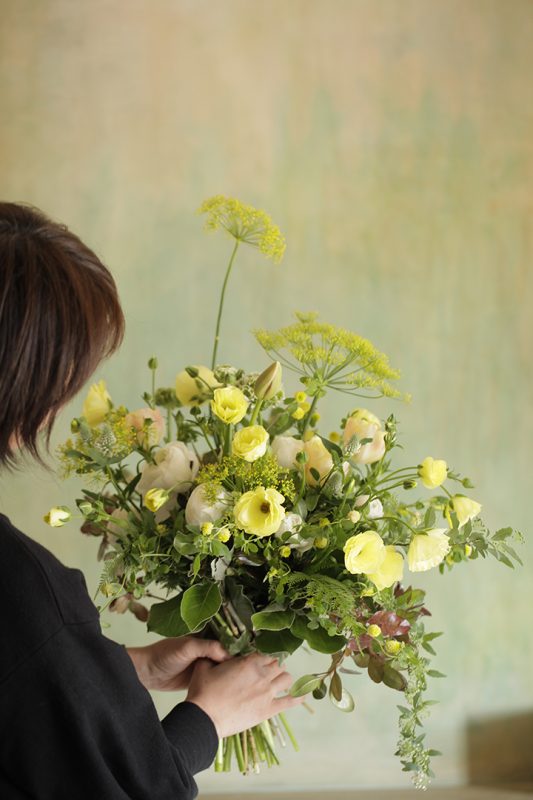 春の花束レッスン